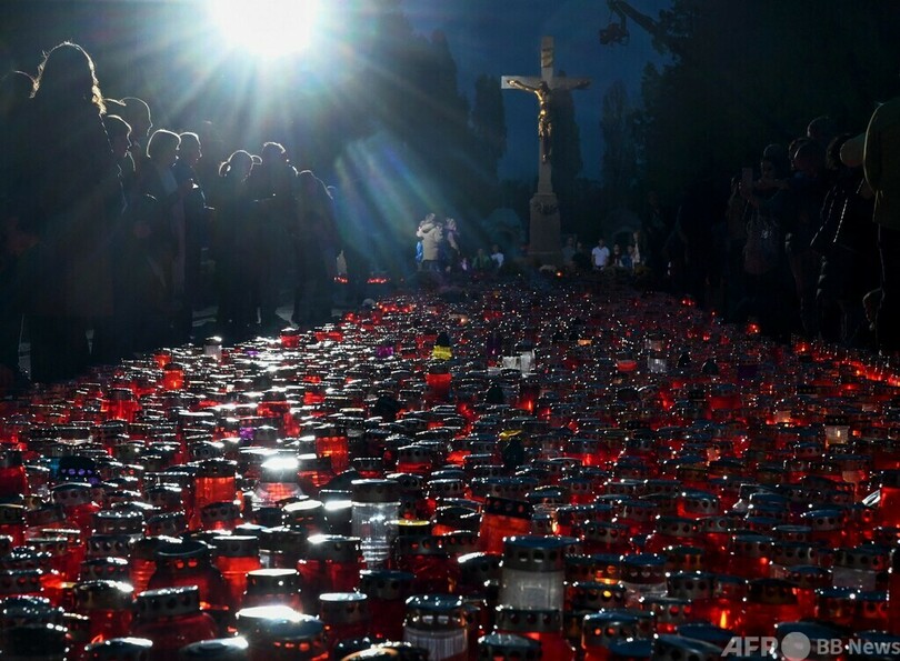 【今日の1枚】万聖節を祝う無数のランタン クロアチア