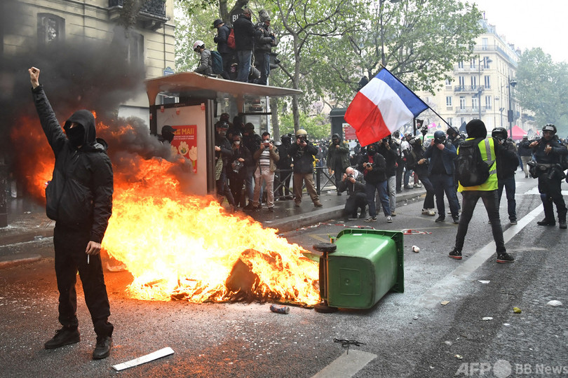 コロナ流行下のメーデー、フランス・スペイン・独ベルリンで大規模デモ