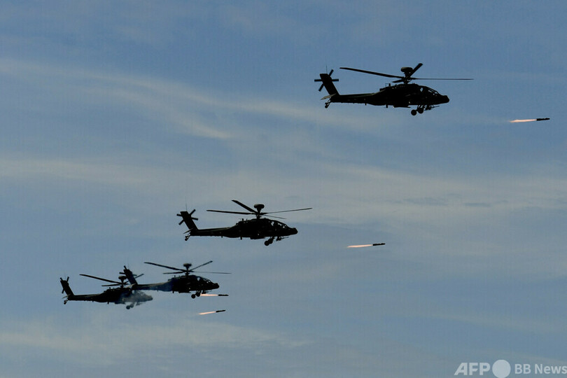 台湾軍、南部で実弾演習 中国による侵攻想定