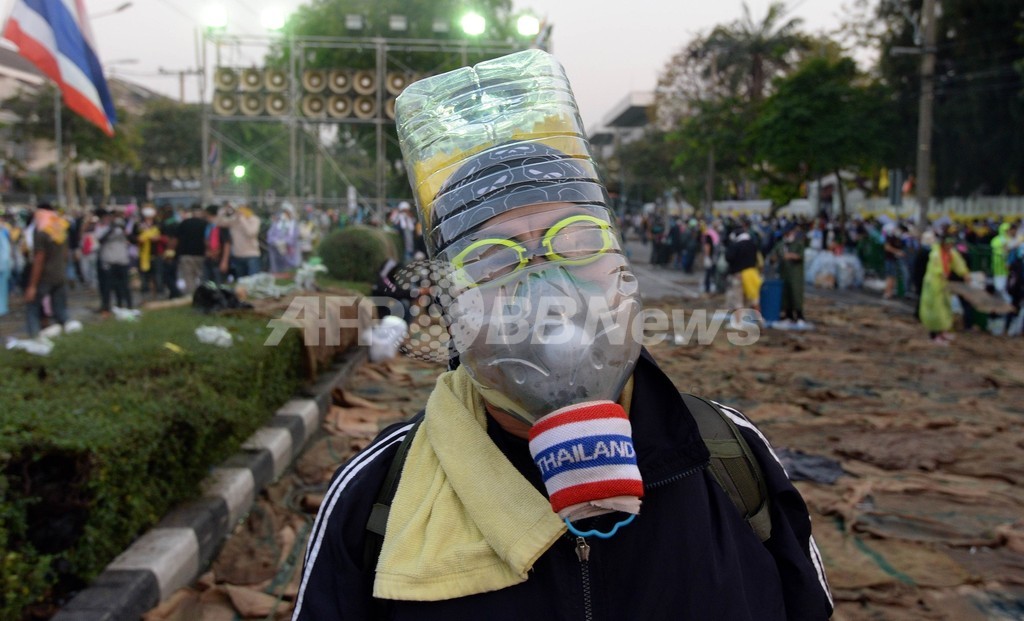 タイ首相、「人民評議会」への権力移譲を拒否 反政府デモが要求 写真4枚 国際ニュース：AFPBB News