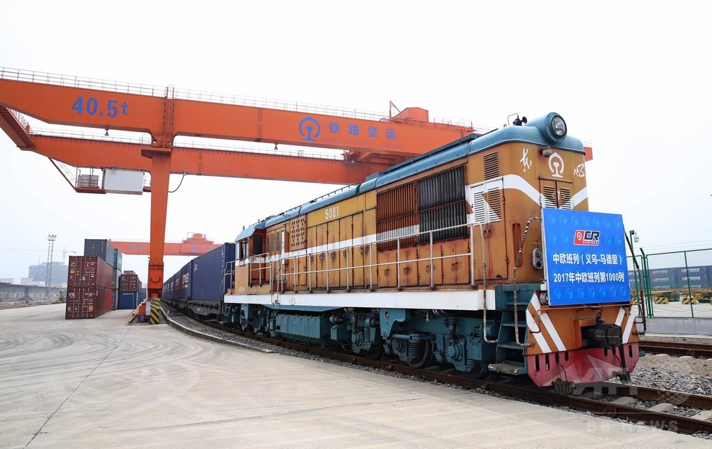 中国 欧州間の貨物列車 ことし1000本目が出発 写真3枚 国際ニュース Afpbb News