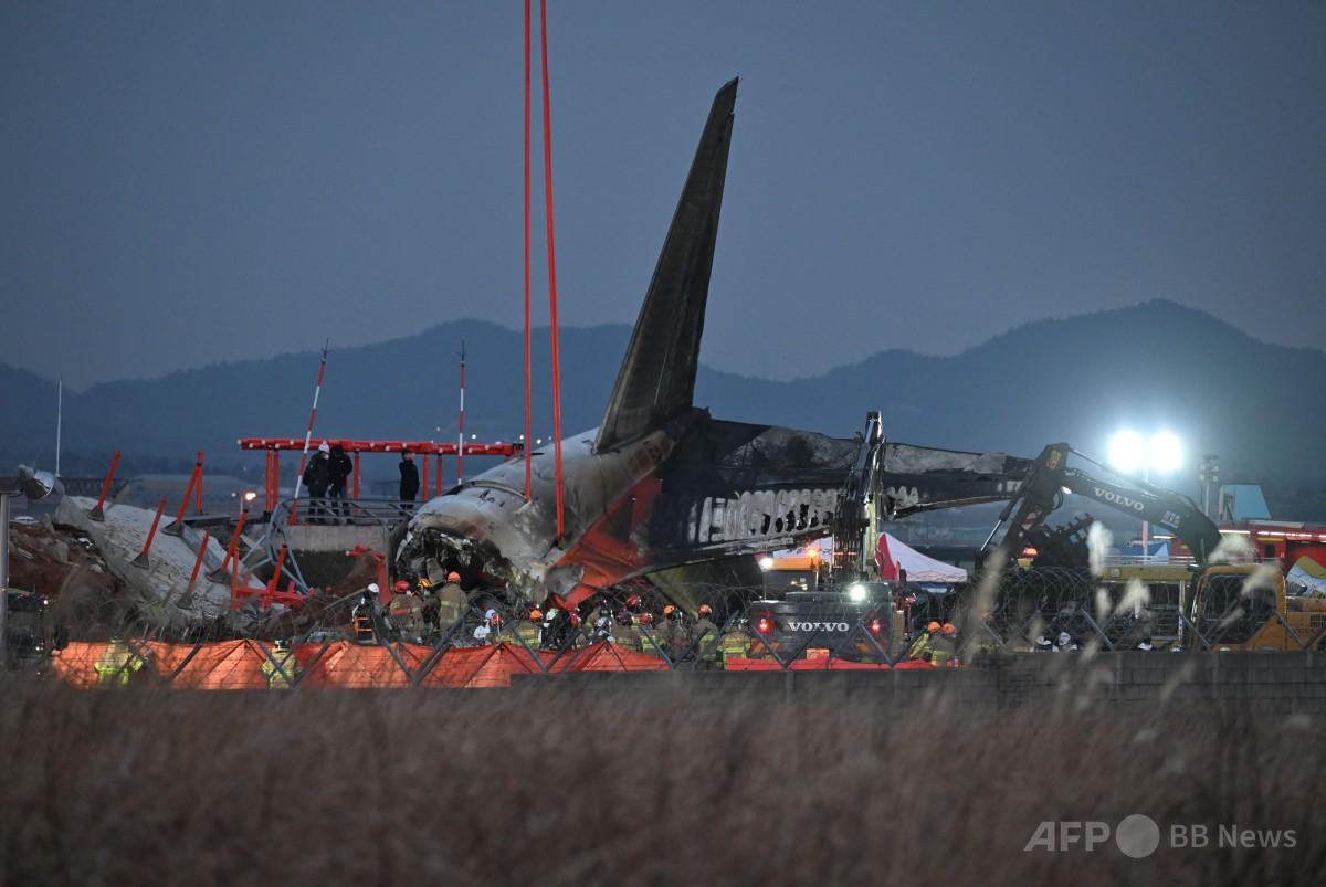 韓国旅客機事故、死者179人 鳥と衝突か 写真10枚 国際ニュース：AFPBB News