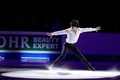フィギュアスケート四大陸選手権、エキシビション。演技に臨む三浦佳生（2023年2月12日撮影）。(c)Geoff Robins / AFP