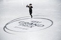 23-24フィギュアスケートグランプリ（GP）シリーズ第3戦、フランス杯、男子シングル・フリースケーティング（FS）。演技に臨む島田高志郎（2023年11月4日撮影）。(c)Sebastien SALOM-GOMIS / AFP