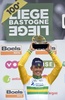自転車ロードレース、第100回リエージュ～バストーニュ～リエージュ（100th Liege-Bastogne-Liege）。トロフィーを掲げるオリカ・グリーンエッジ・サイクリングチーム（Orica GreenEDGE Cycling Team）のサイモン・ゲランス（Simon Gerrans、2014年4月27日撮影）。(c)AFP/BELGA/BENOIT DOPPAGNE