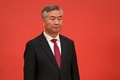 中国共産党の最高指導部の政治局常務委員に選出された李希氏（2022年10月23日撮影）。(c)WANG Zhao / AFP