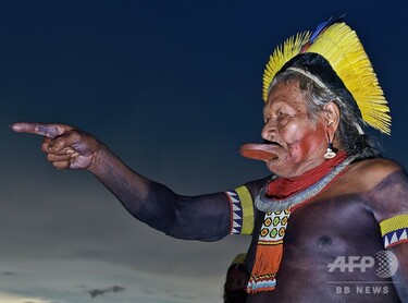 アマゾン先住民ら大会合、ブラジル大統領の密林開発で共同戦線 写真8枚 