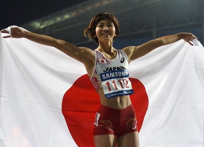 女子100mハードルで木村が銅メダル、アジア大会