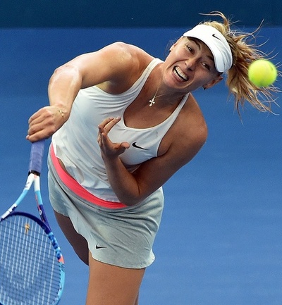 シャラポワ、スアレス・ナバロに快勝で4強 ブリスベーン国際