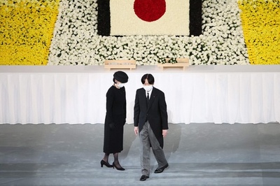 安倍氏国葬、皇族や内外要人が参列