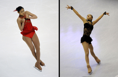 直接対決が注目される浅田真央と金妍児、フィギュアGP第1戦