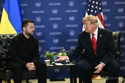 トランプ氏、ゼレンスキー氏にロシアとの合意要求 戦闘終結へ圧力