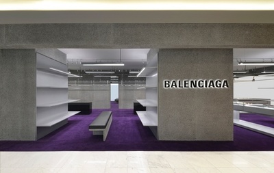 「バレンシアガ」丸井今井札幌店にウィメンズ・メンズ新ストア