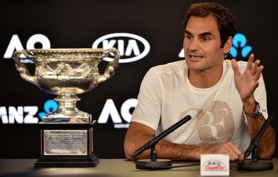 36歳で全豪連覇のフェデラー、あと何年続けるかは「見当がつかない」