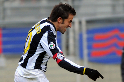 ユベントス デル・ピエロのゴールでシエナに勝利