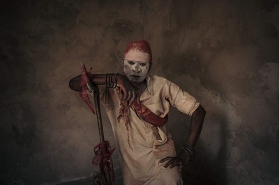 【今日の1枚】ブードゥー戦士の肖像、呪術を高め試合に勝つ