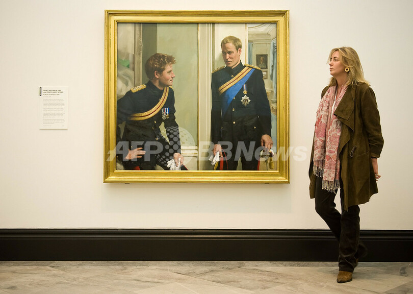 英国の2王子が並んだ初の肖像画、仲のよさを描写