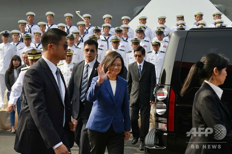 台湾、米から購入のフリゲート艦2隻就役