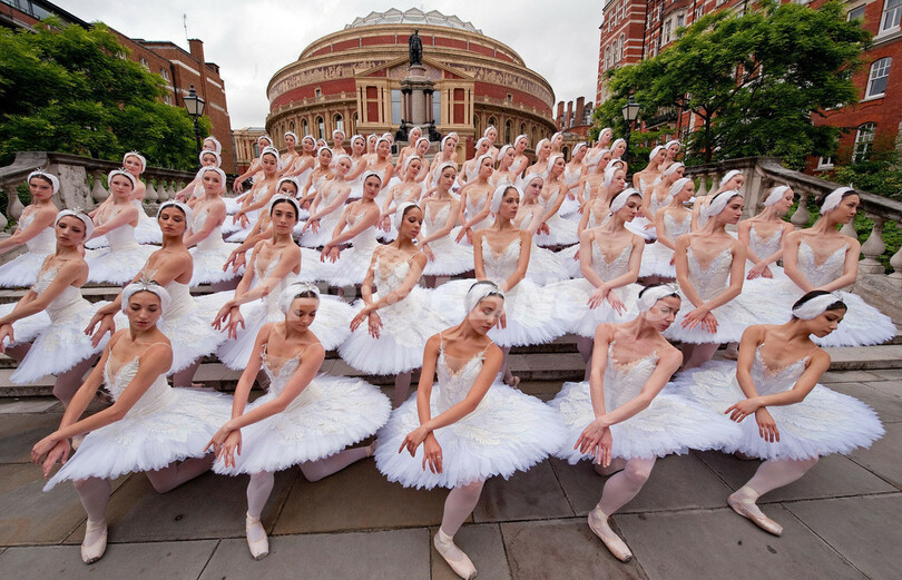 バレリーナ60人で圧巻の 白鳥の湖 ロンドン 写真11枚 国際ニュース Afpbb News