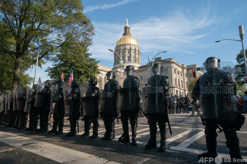 米ジョージア州、再集計結果にトランプ支持者らが抗議