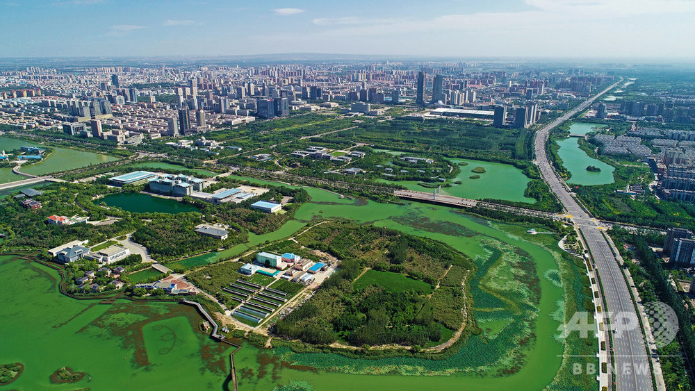 空から見た寧夏回族自治区 写真10枚 国際ニュース:AFPBB News