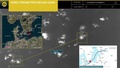 バルト海のスウェーデンの排他的経済水域（EEZ）で確認された「ノルドストリーム1」でのガス漏れに関する報告で公開された画像。イメージサット・インターナショナル（ISI）提供（2022年9月30日公開、資料写真）。(c)AFP PHOTO / HO /ImageSat International (ISI)