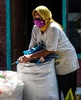 インドネシア・バングンで、ごみを選別する住民（2019年7月22日撮影）。(c)uni Kriswanto / AFP