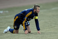 試合に臨むギャラクシーのデビッド・ベッカム（%%David Beckham%%）。(c)AFP/MARK RALSTON