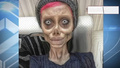 有名インスタグラマーのサハル・タバルさんが投稿した写真。国営イラン放送（IRIB）が放映した映像の一場面から（2019年10月24日取得）。(c)AFP PHOTO / HO / IRIB