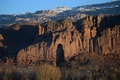 アフガニスタンのバーミヤン渓谷で、タリバンによって2001年に破壊された仏像があった遺跡（2021年3月5日撮影）。(c)WAKIL KOHSAR / AFP