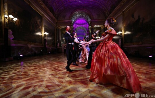超貴重　ダンスホールメモ　フランス　舞踏会　お洒落です 仏ベルサイユ宮殿で「世紀の舞踏会」開催 写真20枚 国際ニュース