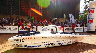 太陽光で豪州縦断、「ワールド・ソーラー・チャレンジ」開幕 日本のチームも参戦