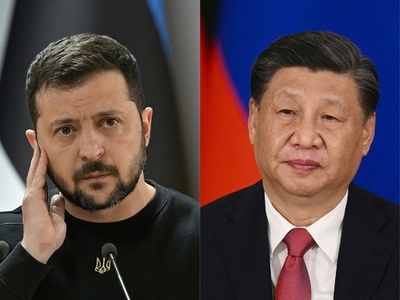 習氏とゼレンスキー氏が電話会談 ロシアのウクライナ侵攻開始後で初
