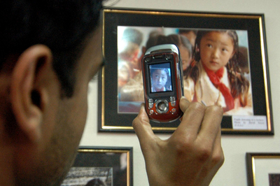 大学で中国の写真展開催 - インド