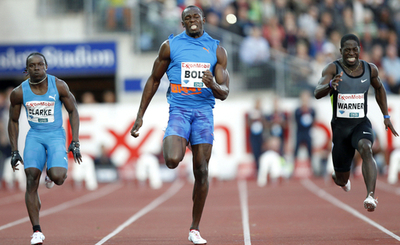 ボルト、パウエルを振り切りオスロ大会を制す