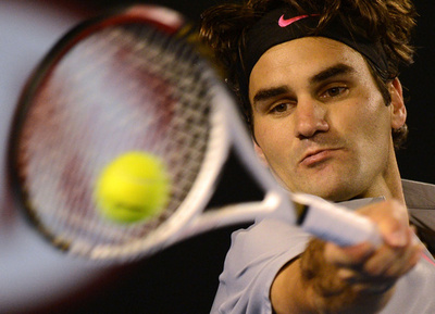 フェデラーが四大大会35回連続の8強入り、全豪オープン