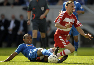 バイエルン ホッフェンハイムと引き分ける