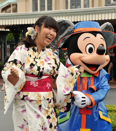 東京ディズニーランドで七夕祭り