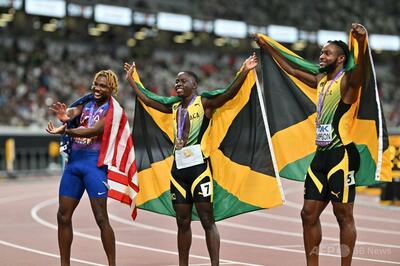 ジャマイカのセビルが男子100m金、ライルズは銅 世界陸上
