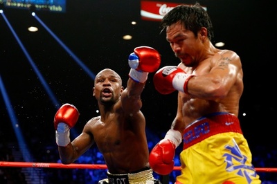 【写真特集】「世紀の一戦」、メイウェザー対パッキャオ