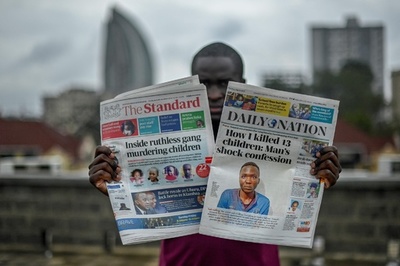 子ども10人超殺害「血に飢えた吸血鬼」逮捕 ケニア