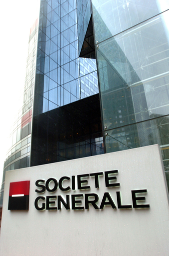 ソジェン巨額不正取引、仏警察が新たに行員拘束