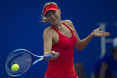 シャラポワ、ウイルス性の腹痛で大会棄権 メキシコ・オープン