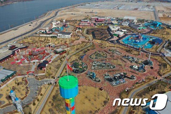 開場を控えた江原道春川のレゴランド＝<em>3月15日</em>撮影(c)news1