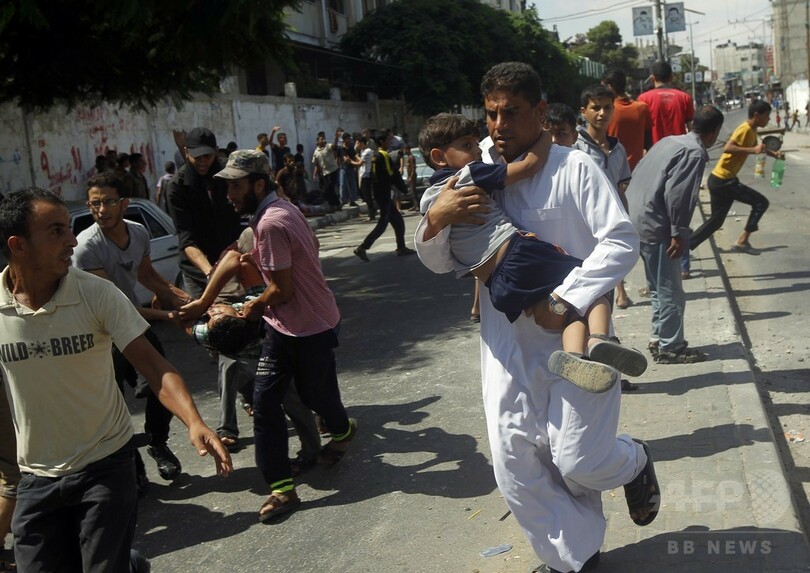 ガザ国連学校にまた攻撃、10人死亡 事務総長「犯罪行為」と非難