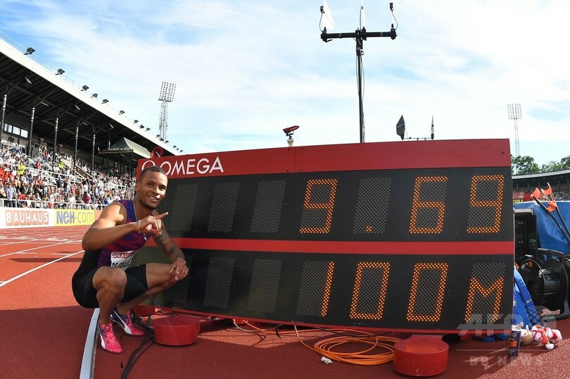 ボルトの後継者ドグラス、追い風参考で9秒69