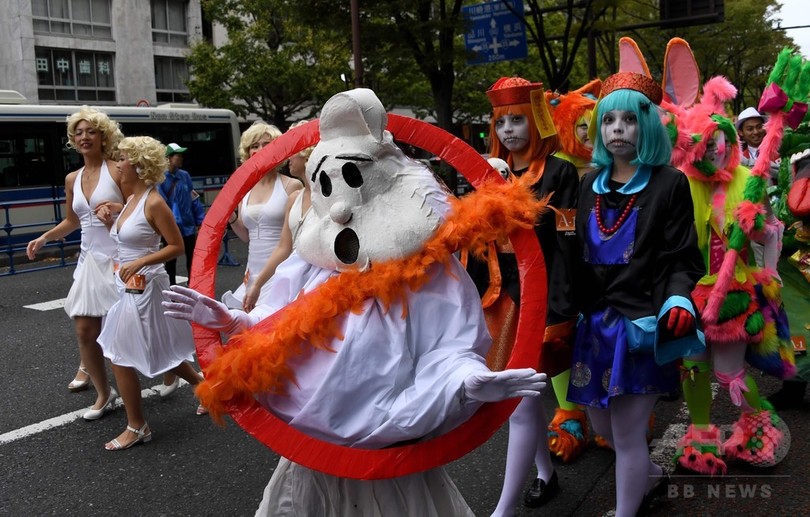 国内最大級 カワサキハロウィン 焼け焦げたノート7も 写真28枚 国際ニュース Afpbb News