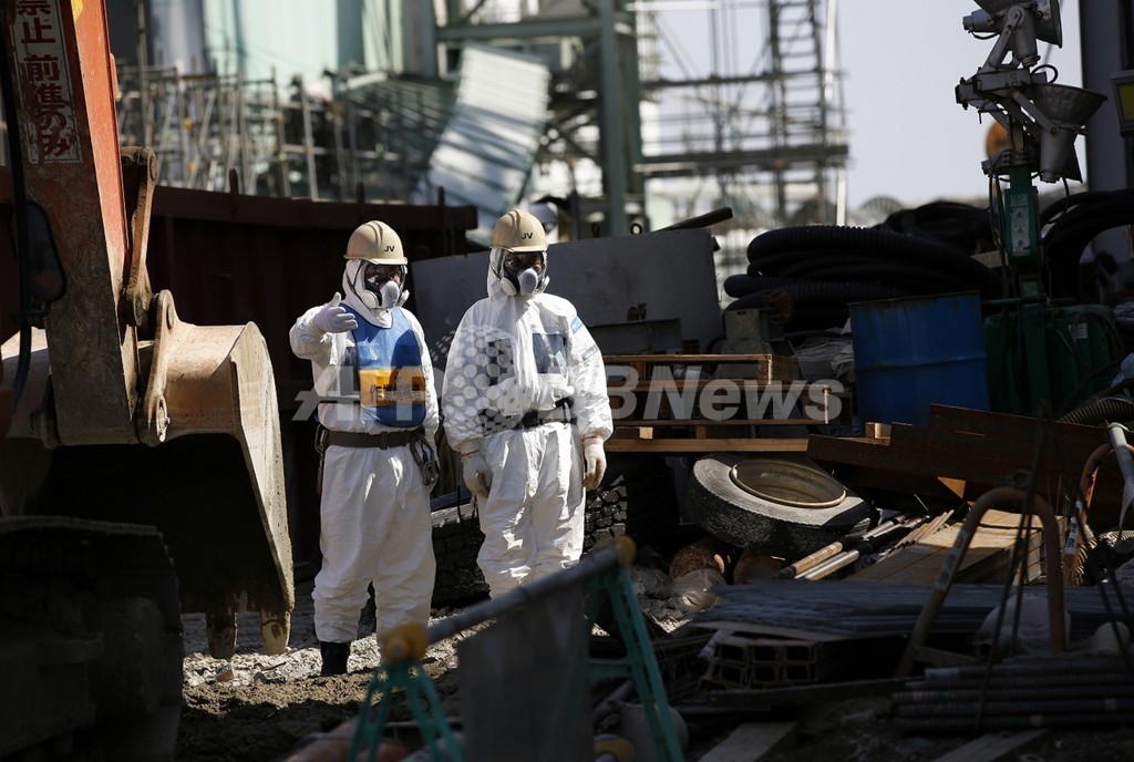 福島第1原発の冷却装置が一時停止、全て復旧 福島第1原発の冷却装置が一時停止、全て復旧