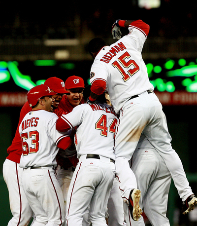 ナショナルズ ブレーブスにサヨナラ勝ち