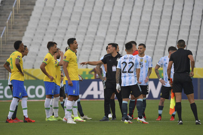 延期のW杯予選ブラジル対アルゼンチン、再戦は行わず